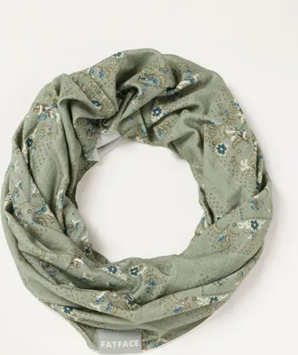 Fat Face FatFace Green Bandana Print Multi Snood