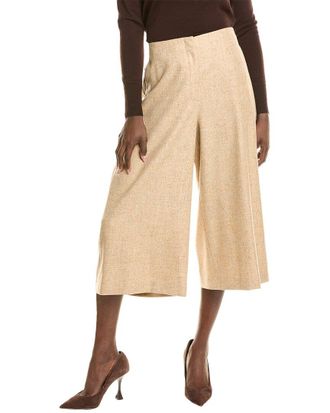 Lafayette 148 New York Ryerson Cashmere & Silk-Blend Culotte