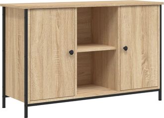 vidaXL Vidaxl - Mueble De Tv Madera De Ingenier&iacute;a Roble Sonoma 100x35x65 Cm