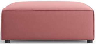 BLOOMINGLOFT Grosser Design Sitzpouf Ardenal 102 x 80 cm, Samtbezug