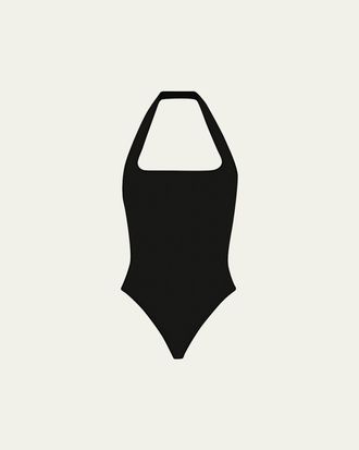 Hunza G Sandy Halter One-Piece Swimsuit