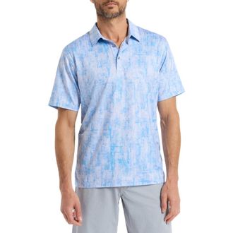 Robert Graham Waters Knit Polo in Light Blue at Nordstrom Rack, Size Small