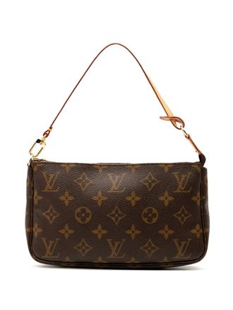 Louis Vuitton 1999 Monogram Pochette Accessoires shoulder bag - women - Fabric/Leather - One Size - Brown