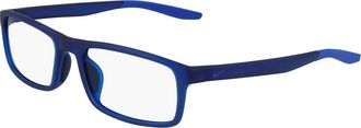 Nike Donkerblauwe Brillenmontuur - unisex - Brillen - Blauw - 53 MM - Accessoires