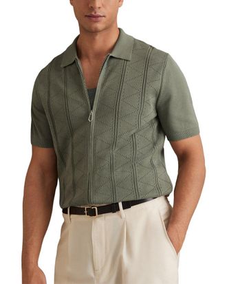 Reiss Tay Pointelle Shirt