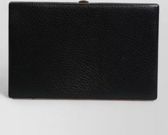 Dolce & Gabbana na leather frame clutch bag