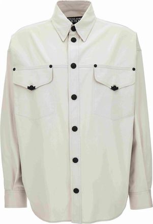 Versace Jeans Couture Overhemden - Heren - Casual Overhemden - Grijs - S - Overhemden