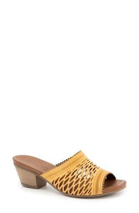 Bueno Lillian Slide Sandal in Mustard at Nordstrom Rack, Size 37