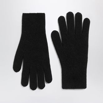 Toteme Black cashmere gloves