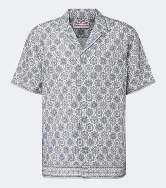Orlebar Brown Camicia Maitan con stampa