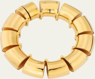 Alaia Goldtone Coil Bracelet