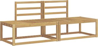 vidaXL Conjunto De Sof&aacute;s De Exterior 2 Uds. Blanco Vidaxl