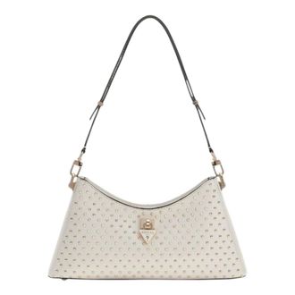 Guess Patsie Shoulder Bag - female - Guess - Shoulder Bags - White - ONE SIZE - Bags