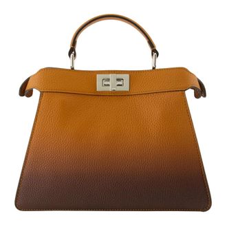 Fendi Peekaboo ISeeU Small - female - Fendi - Handbags - Brown - ONE SIZE - Bags