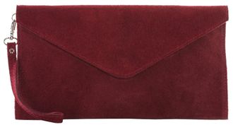 LiaTalia Womens Wristlets Clutch Bag - Vera Pelle Envelope Purse - 100% Italian Leather with Cotton Lining - Idea Prom Wedding Evening Purse - LEAH