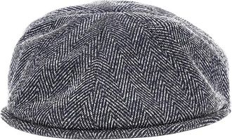 Kangol Pattern FlexFit flat cap - men - Polyester/Rayon - S/M - Blue