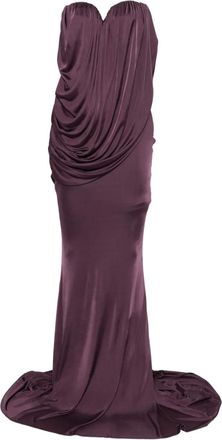 Giuseppe Di Morabito Abito senza spalline - Viola