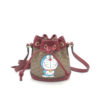Gucci Doraemon X Gucci Coated Canvas Bucket Womens Bag (Pre-Owned)