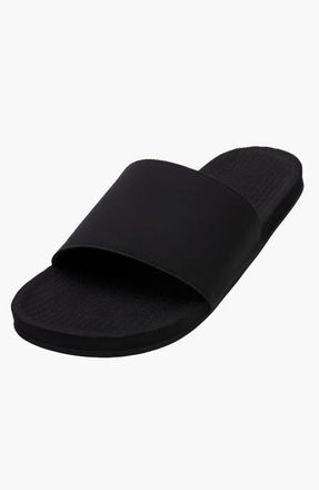 indosole Responsibly-Made Tire Sole Slide Sandals in Black at Nordstrom, Size 13