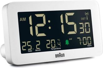 Braun Bc10 Reloj Despertador Digital Blanco - Braun