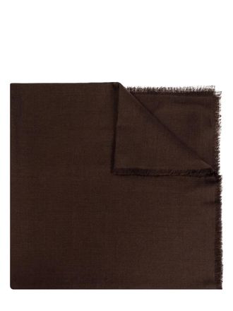 Max Mara Curvone scarf - Brown