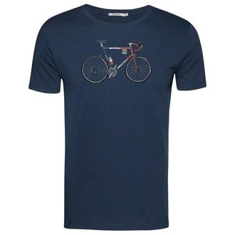 Greenbomb Bike Jacques Guide T-Shirt T-Shirt f&uuml;r Herren | blau