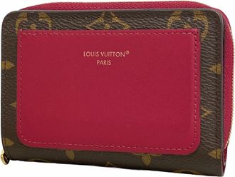 Louis Vuitton Brown Fuchsia Wallet (Bi-Fold) (Pre-Owned)