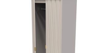 Welcome Furniture Glitz Ready Assembled 2 Door 2 Drawer Wardrobe in Kashmir Matt - Welcome Furniture | TJ Hughes