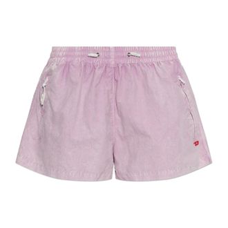 Diesel Dames, Korte broeken, Roze, Maat: XS Nylon