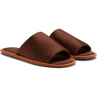 Mango Slide Slipper in Brown at Nordstrom, Size 8.5Us