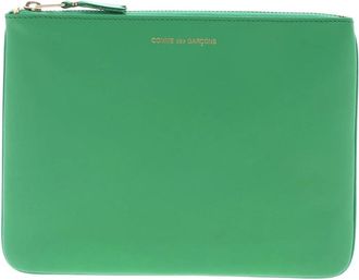 Comme Des Gar&ccedil;ons Busta Grande Classic Line - Dames - Clutches - Groen - ONE Size - Leer - Tassen