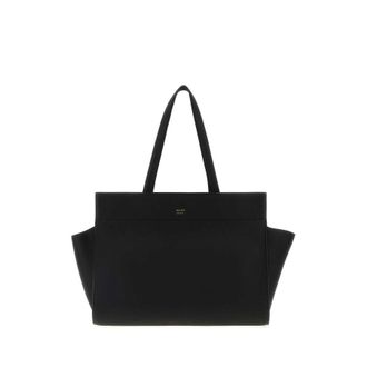 Khaite Black Leather Crosby Handbag
