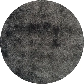 Dmora Tappeto Latenega, Pelo 35 Mm, 100% Poli&eacute;ster, Forma Rectangular, Compatible Con Calefacci&oacute;n Suelo, 190x133 Cm, Negro Antracita