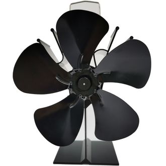 OEM Ventilador De Estufa De Le&ntilde;a De 5 Aspas Con Term&oacute;metro, Ventilador T&eacute;rmico Para Chimeneas De Le&ntilde;a, Gas Y Le&ntilde;a