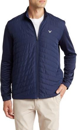 Callaway Long Sleeve Quilted Jacket in Peacoat at Nordstrom Rack, Size Xx-Large