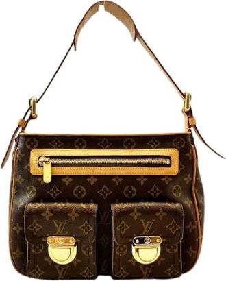 Louis Vuitton Pre-owned Shoulder Bags, female, Brown, Size: ONE SIZE Pre-owned Canvas louis-vuitton-bags