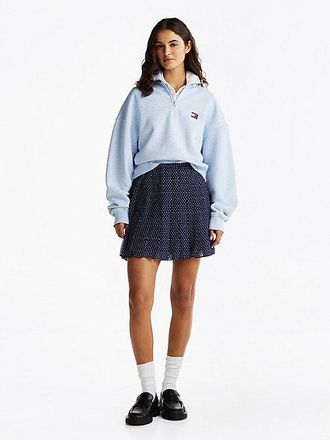 Tommy Hilfiger Star Print Pleated Mini Skirt