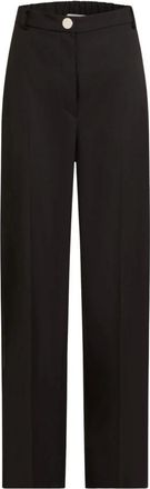 Sportmax Sportmax, Wide Trousers, female, Black, Size: XS Salvo Trousers
