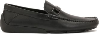 Kazar Zwarte mocassins van glad leer. Dit product valt groot uit. - Heren - Loafers - Zwart - 46 EU - Leer - Schoenen