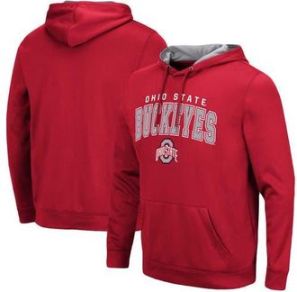 Colosseum Mens Colosseum Scarlet Ohio State Buckeyes Resistance Pullover Hoodie at Nordstrom, Size Xx-Large