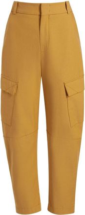 Another Tomorrow Curved cargo trousers - women - Lyocell/Organic Cotton - 48 - Yellow