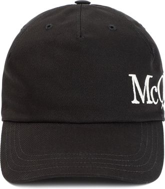 Alexander McQueen Black Ivory Cotton Hat-Uomo