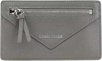 Balenciaga Pre-owned Kaarthouder - Heren - Vintage Accessoires - Grijs - ONE Size - Leer - Vintage