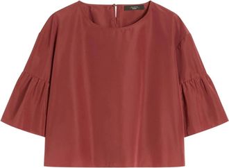 Max Mara Blouses, female, Red, Size: M Camicia