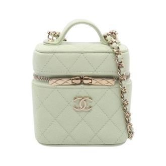 Chanel Pre-owned Matelasse Caviar Skin Shoulder Bag - Dames - Pre-owned - Groen - Maat: ONE Size Leer