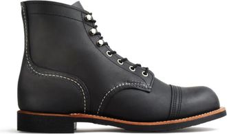 Red Wing Shoes Iron Ranger 8084 - male - Red Wing Shoes - Lace-up Boots - Black - 7 1/2 UK - Shoes