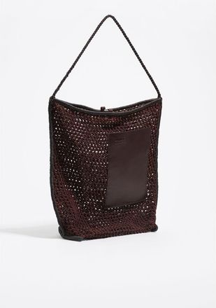 Bimba & Lola Plaited shoulder bag in Chocolate at Nordstrom