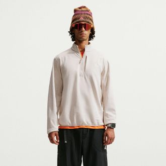 Nike Mens ACG Wolf Grid Therma-FIT Half-Zip White XL