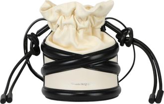 McQ by Alexander McQueen The Soft Curve Bucket Bag in Ivory Black at Nordstrom Rack
