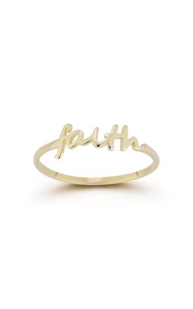 Ember Fine Jewelry 14K Gold Faith Ring